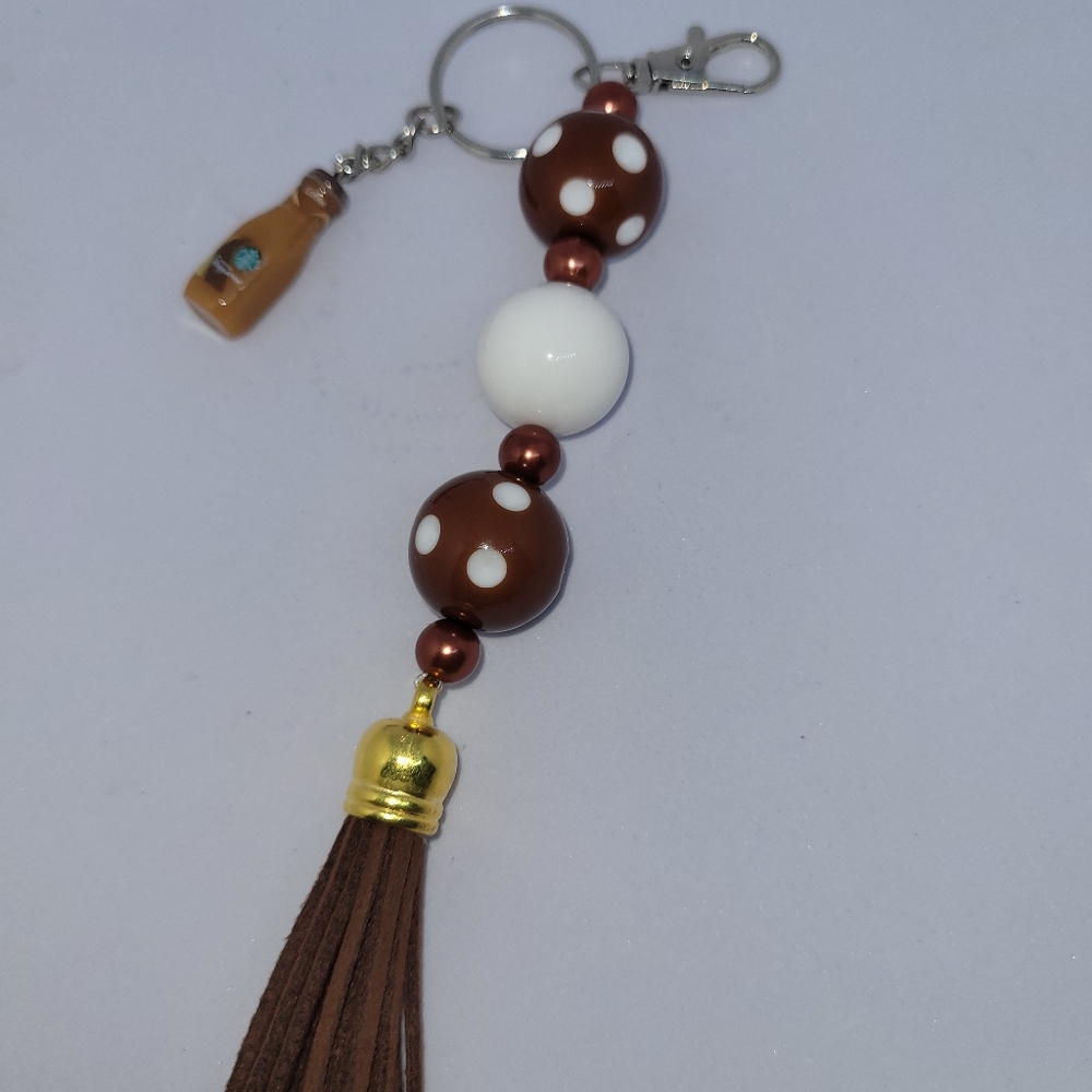 Handmade Starbucks Frappuccino Keychain Dangle!! One of a kind!